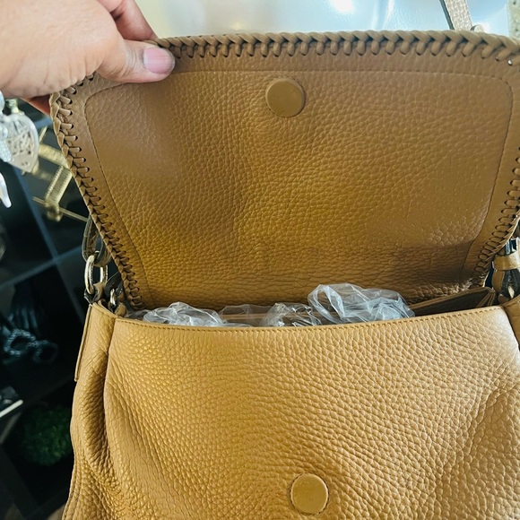 MCM Tan Leather Shoulder Bag - Picture 8 of 9
